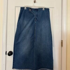 Denim Midi Skirt